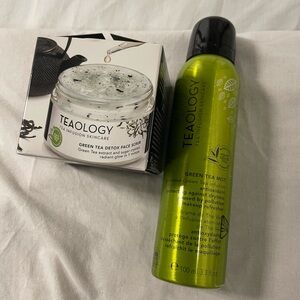 GreenTea Skincare Set - Black and Green